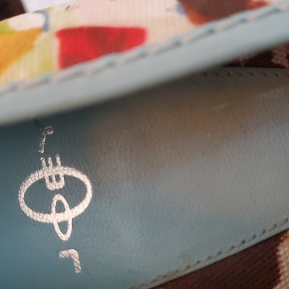 Joey abstract print canvas and leather pumps - Picture 2 of 5